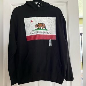 California Republic Black Hoodie